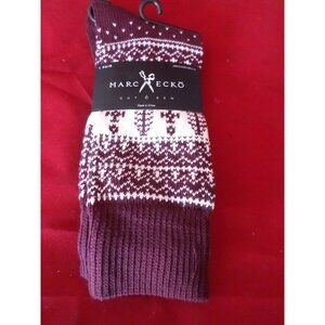 1 Pair Large Marc Ecko Cut & Sew Cotton Crew Socks 6-12